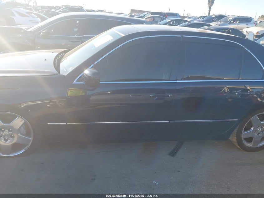 2005 Lexus Ls 430 VIN: JTHBN36F755022125 Lot: 43783739