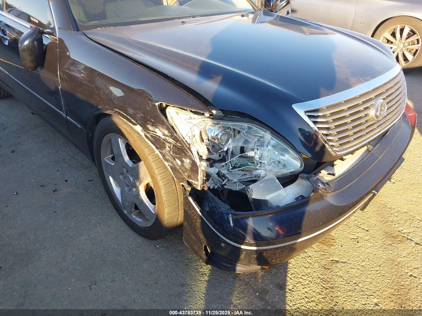2005 Lexus Ls 430 VIN: JTHBN36F755022125 Lot: 43783739