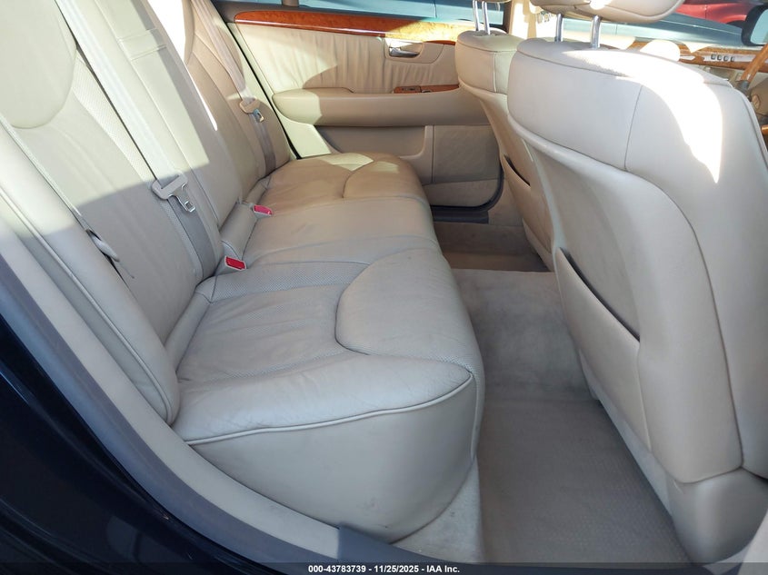 2005 Lexus Ls 430 VIN: JTHBN36F755022125 Lot: 43783739