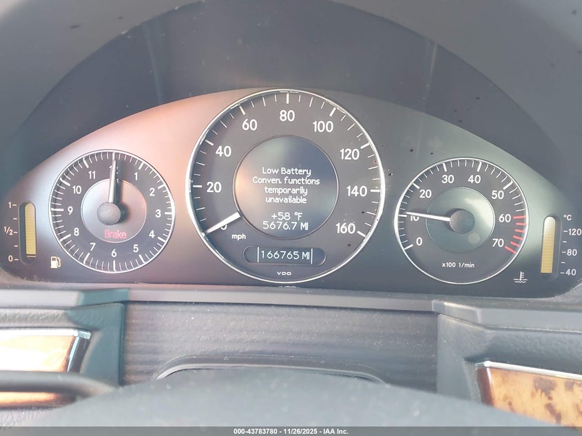 2005 Mercedes-Benz E 320 4Matic VIN: WDBUF82JX5X174398 Lot: 43783780