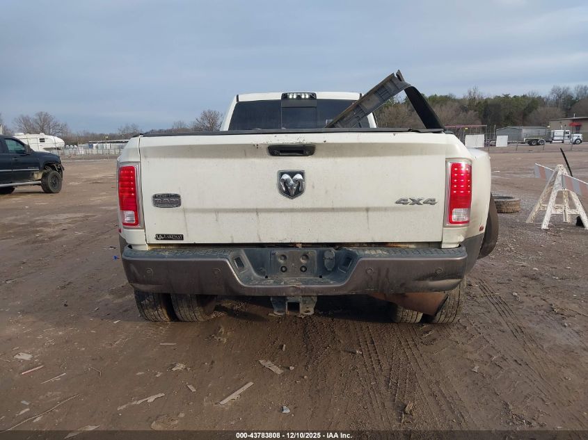 2018 Ram 3500 Laramie Longhorn 4X4 8' Box VIN: 3C63RRKL0JG187565 Lot: 43783808