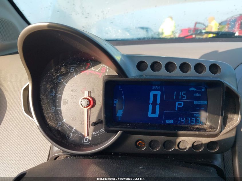 2015 Chevrolet Sonic Lt Auto VIN: 1G1JC5SG8F4202789 Lot: 43783834