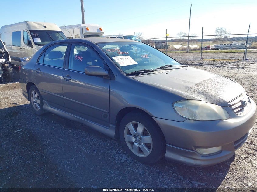 2T1BR32E73C098687 2003 Toyota Corolla S auction photo 1