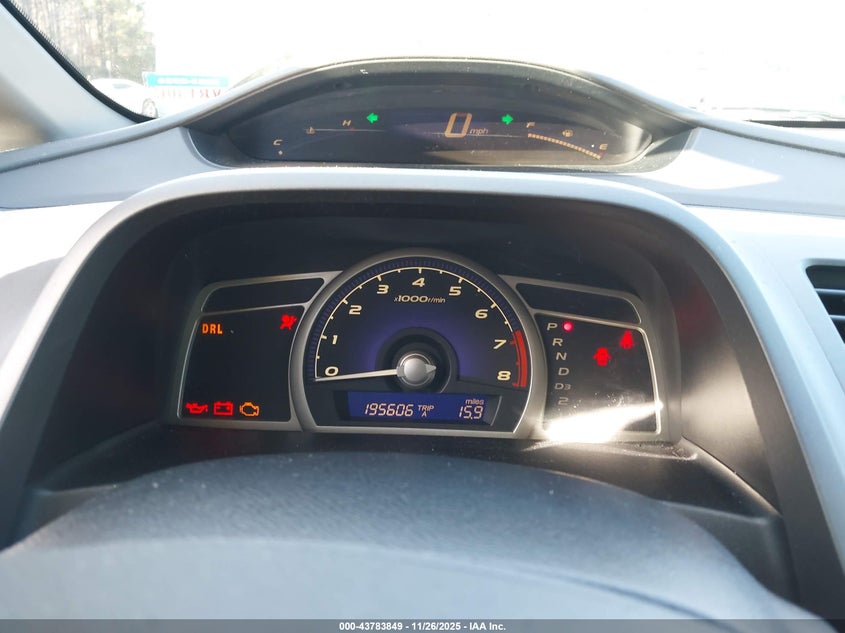 2009 Honda Civic Lx VIN: 19XFA165X9E028862 Lot: 43783849