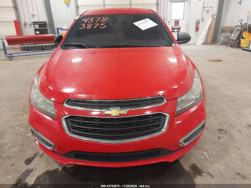 2015 Chevrolet Cruze Ls Auto VIN: 1G1PA5SH7F7161448 Lot: 43783875