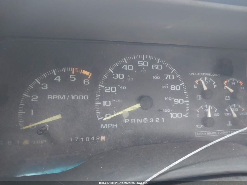 1996 Chevrolet Gmt-400 K1500 VIN: 1GCEK14R8TZ163753 Lot: 43783901