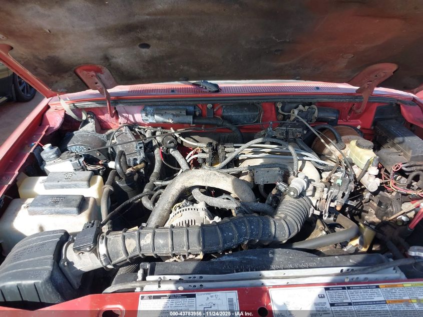 1998 Ford Ranger Splash/Xl/Xlt VIN: 1FTYR10U9WPA41258 Lot: 43783956