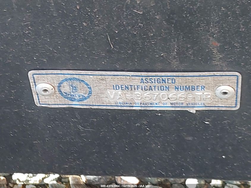 1995 Unknown Trailer VIN: 367066 Lot: 43783964