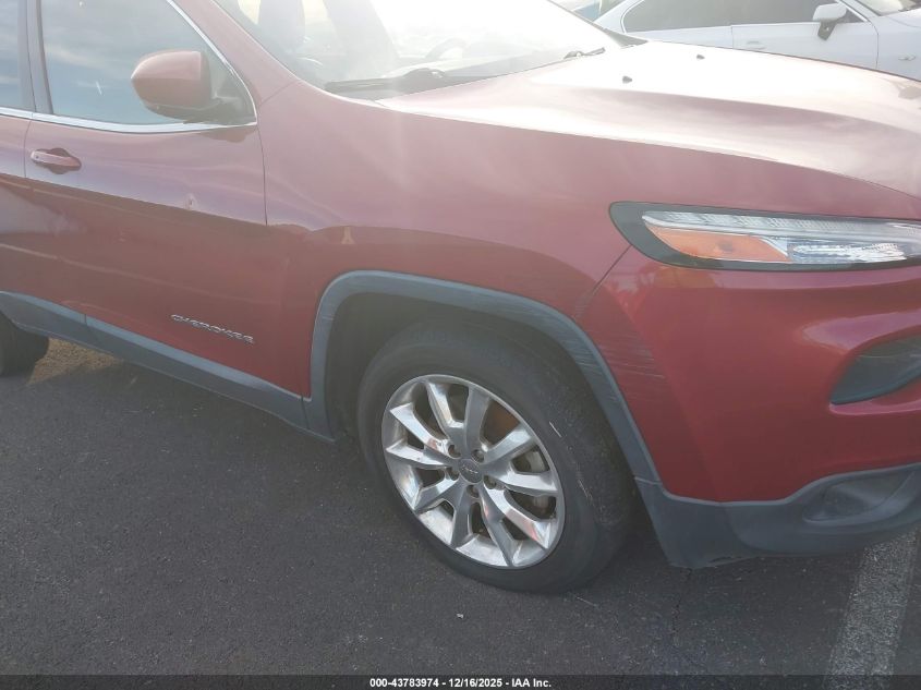 2014 Jeep Cherokee Limited VIN: 1C4PJLDS8EW221293 Lot: 43783974