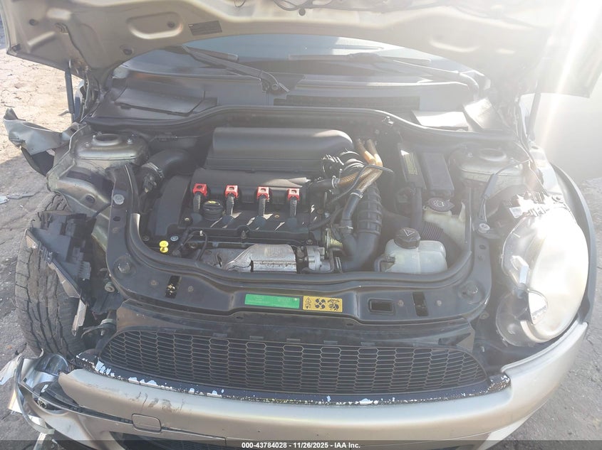 2008 Mini Cooper S VIN: WMWMF73568TV36443 Lot: 43784028