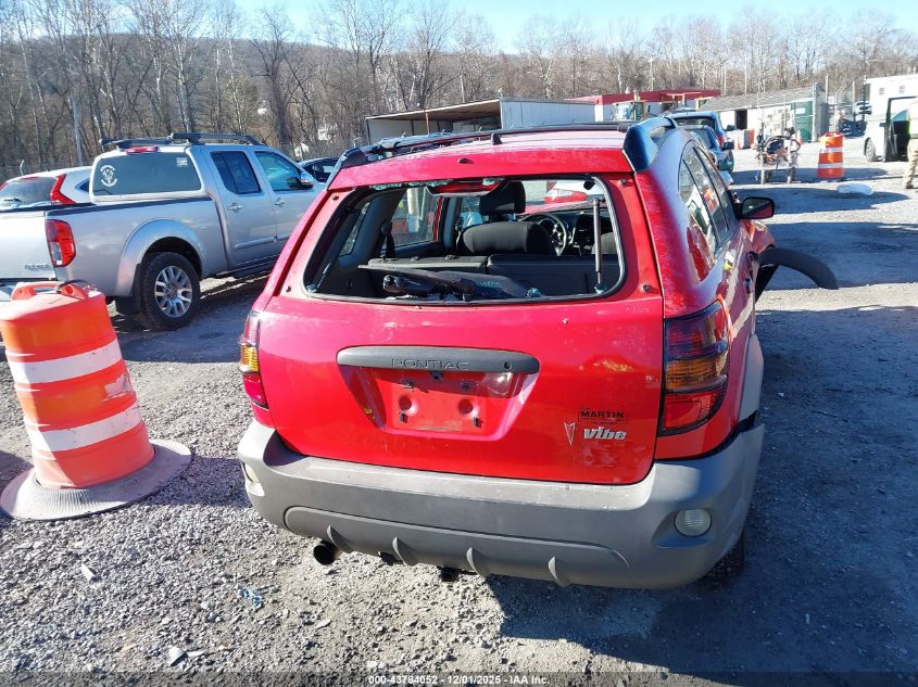 2003 Pontiac Vibe VIN: 5Y2SL62893Z401391 Lot: 43784052