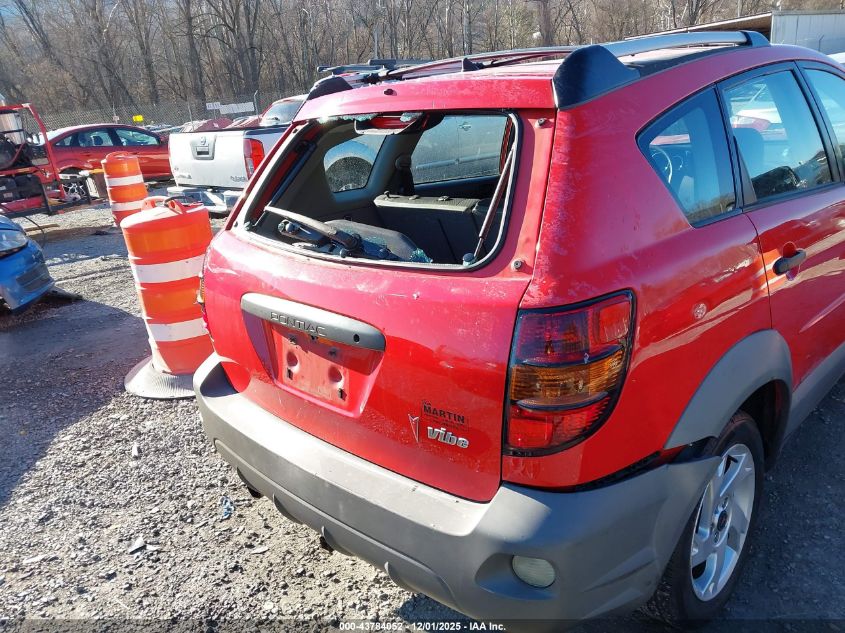 2003 Pontiac Vibe VIN: 5Y2SL62893Z401391 Lot: 43784052