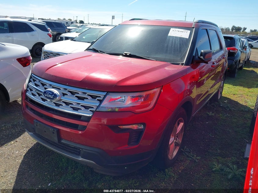 Vin: 1fm5k7d83kga28180, lot: 44279516, ford explorer xlt 20192