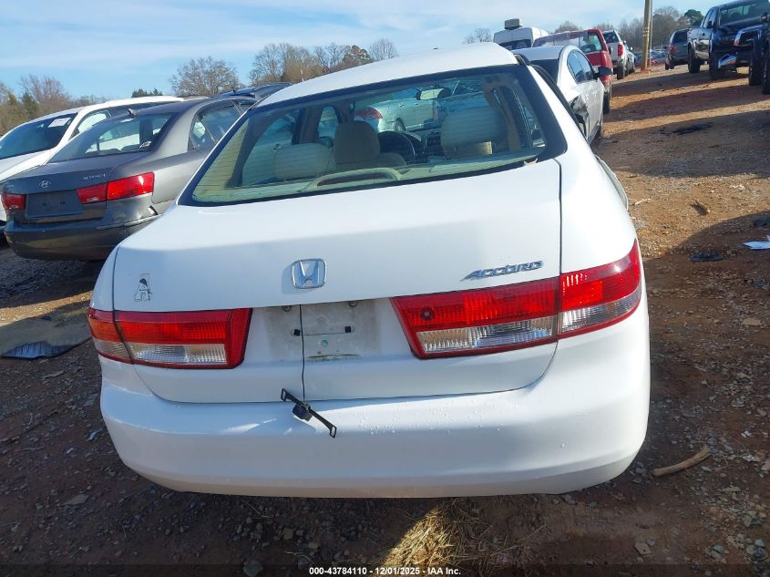 2003 Honda Accord 3.0 Lx VIN: 1HGCM66383A055267 Lot: 43784110