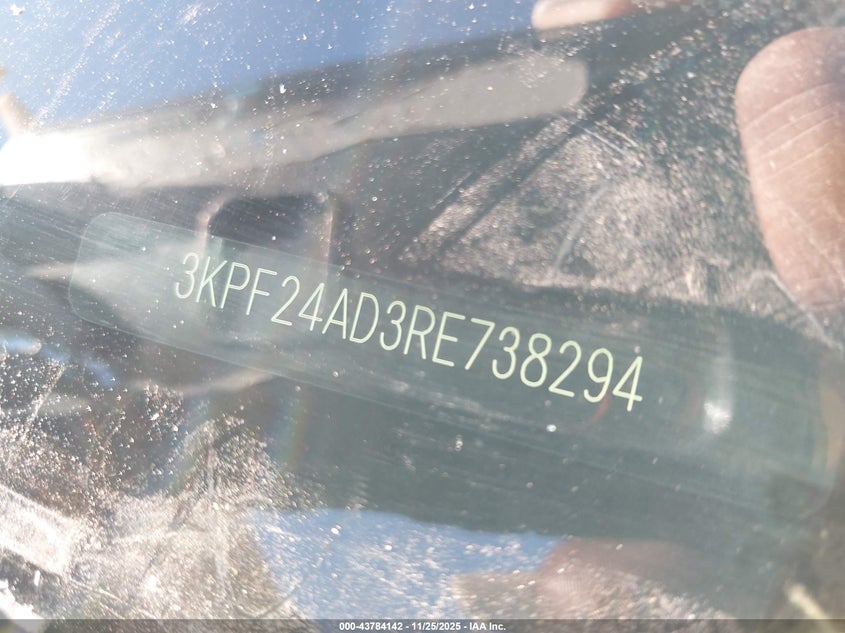 2024 Kia Forte Lxs VIN: 3KPF24AD3RE738294 Lot: 43784142