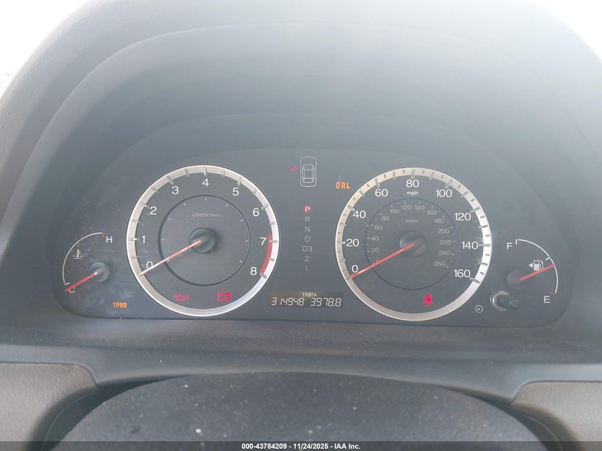 2009 Honda Accord 2.4 Lx VIN: 1HGCP26349A056540 Lot: 43784209