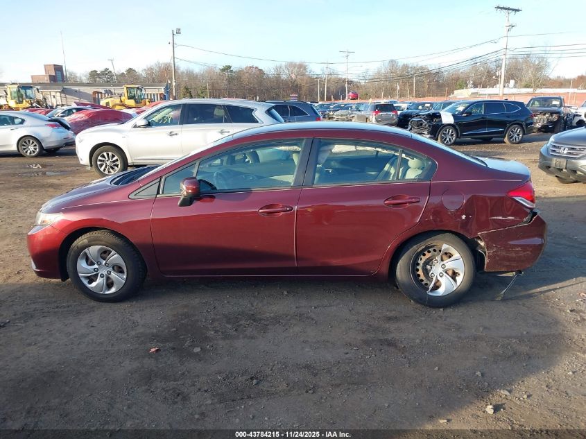 2015 Honda Civic Lx VIN: 19XFB2F55FE270974 Lot: 43784215