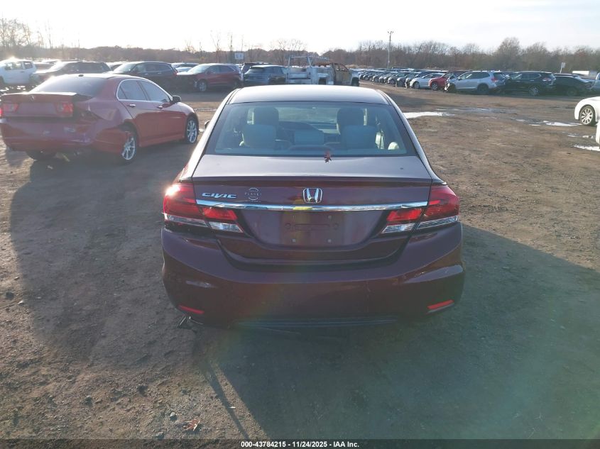 2015 Honda Civic Lx VIN: 19XFB2F55FE270974 Lot: 43784215