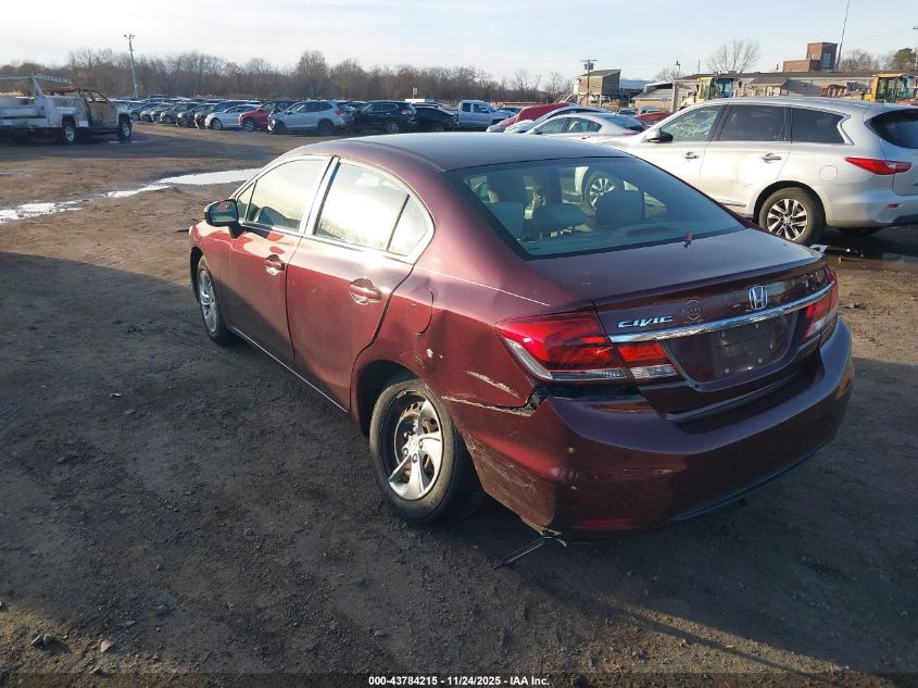 2015 Honda Civic Lx VIN: 19XFB2F55FE270974 Lot: 43784215