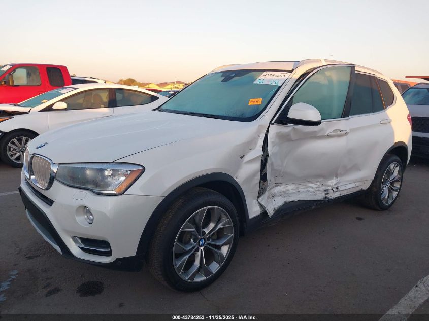 2015 BMW X3 xDrive28I VIN: 5UXWX9C58F0D56451 Lot: 43784253