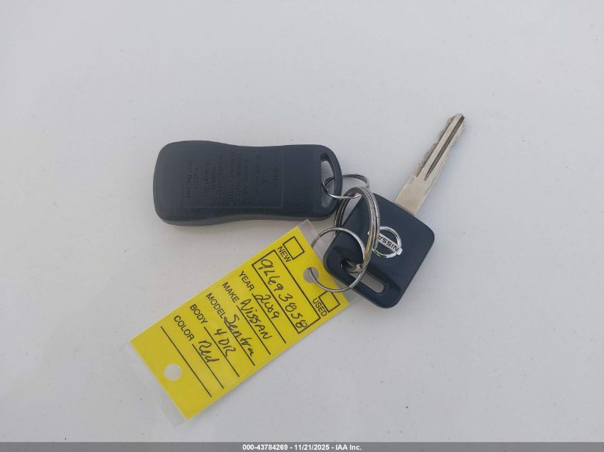 2009 Nissan Sentra 2.0S VIN: 3N1AB61E99L693858 Lot: 43784269