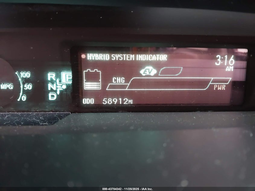 2013 Toyota Prius Two VIN: JTDKN3DU2D5600844 Lot: 43784342