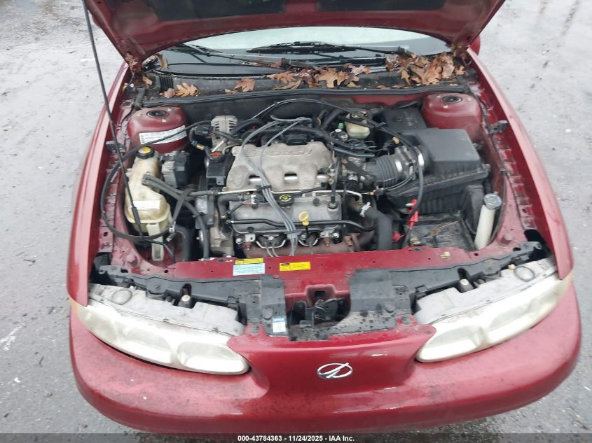 2001 Oldsmobile Alero Gls VIN: 1G3NF52E31C142949 Lot: 43784363