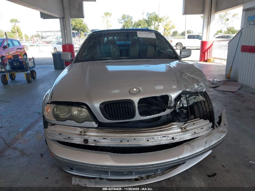 2002 BMW 325Ci VIN: WBABS33462PG84856 Lot: 43784439