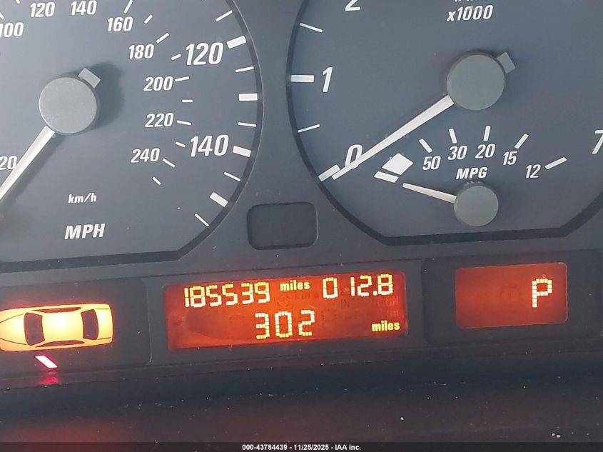 2002 BMW 325Ci VIN: WBABS33462PG84856 Lot: 43784439