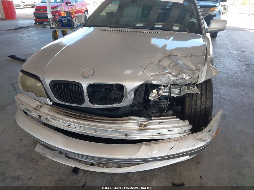 2002 BMW 325Ci VIN: WBABS33462PG84856 Lot: 43784439