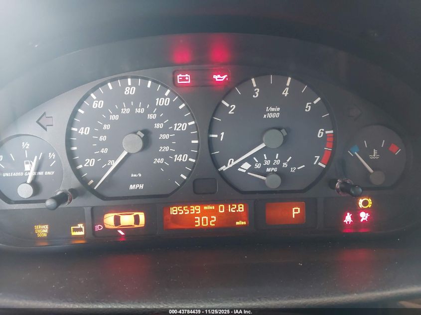 2002 BMW 325Ci VIN: WBABS33462PG84856 Lot: 43784439