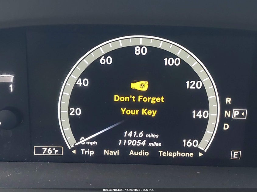 2012 Mercedes-Benz S 550 VIN: WDDNG7DB3CA463227 Lot: 43784445