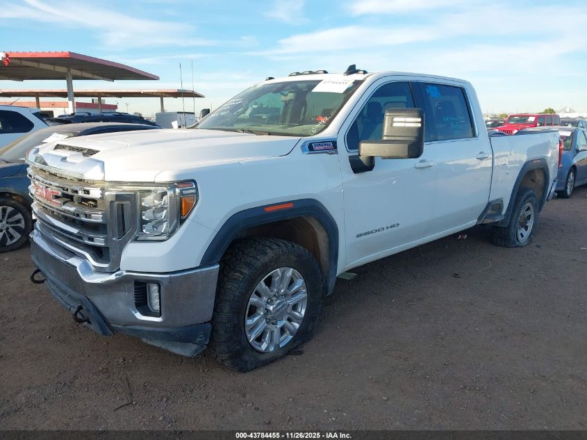 2021 GMC Sierra 2500Hd 4Wd Standard Bed Sle VIN: 1GT49MEY5MF214482 Lot: 43784455