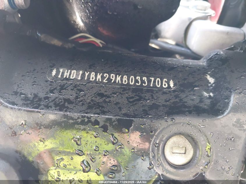 2019 Harley-Davidson Flhcs VIN: 1HD1YBK29KB033706 Lot: 43784464