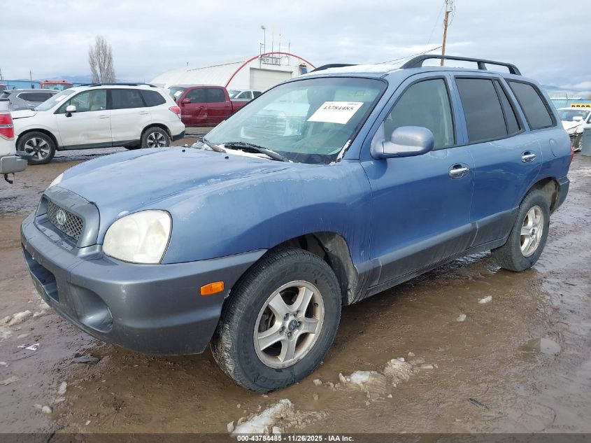 KM8SC73D33U473066 2003 HYUNDAI SANTA FE photo no. 2