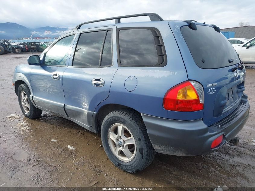 KM8SC73D33U473066 2003 HYUNDAI SANTA FE photo no. 3