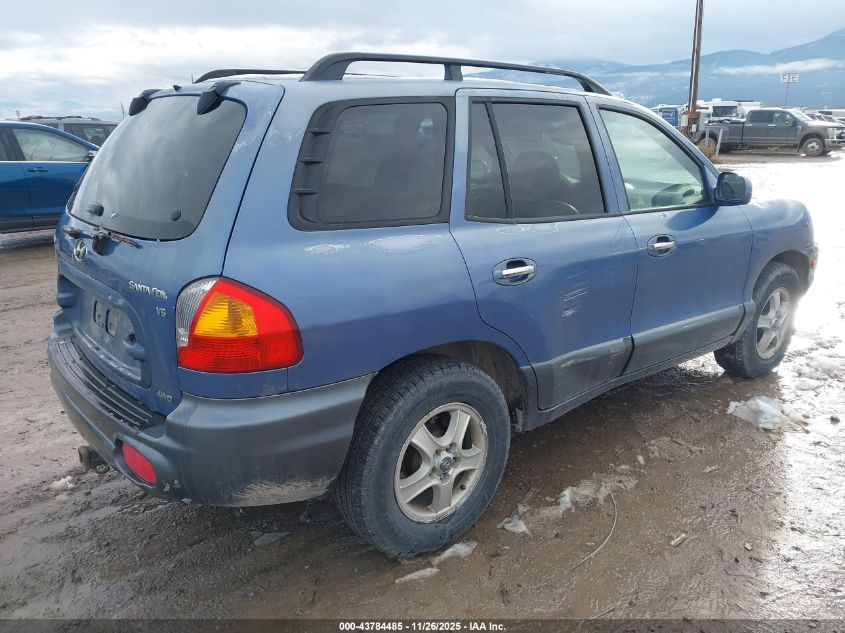KM8SC73D33U473066 2003 HYUNDAI SANTA FE photo no. 4