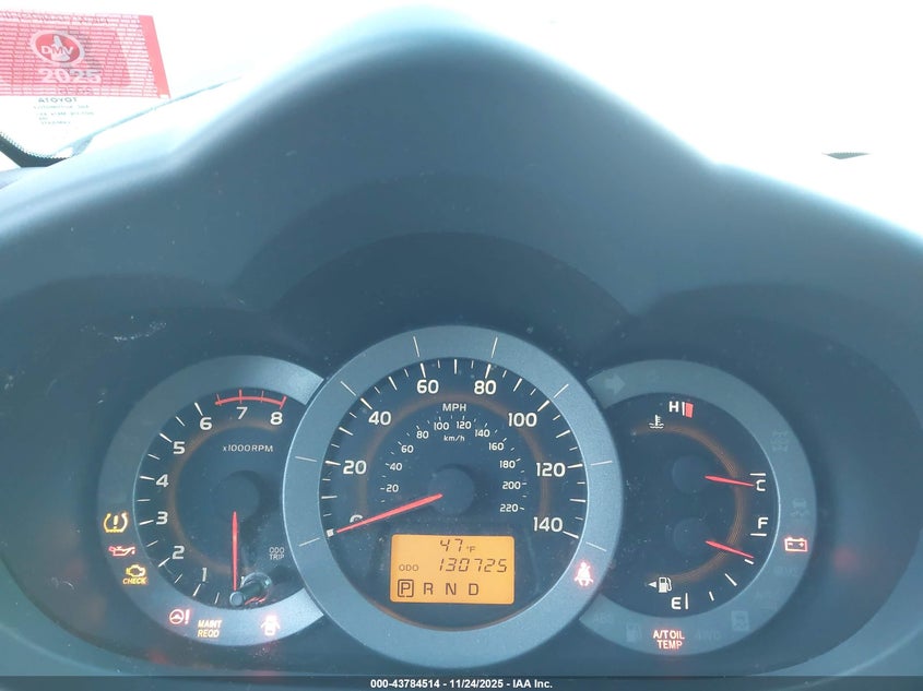 2011 Toyota Rav4 VIN: 2T3BF4DV0BW125857 Lot: 43784514