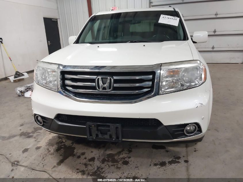 2012 Honda Pilot Touring VIN: 5FNYF4H91CB045319 Lot: 43784529
