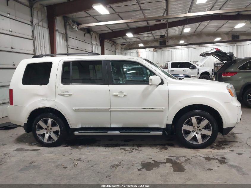 2012 Honda Pilot Touring VIN: 5FNYF4H91CB045319 Lot: 43784529