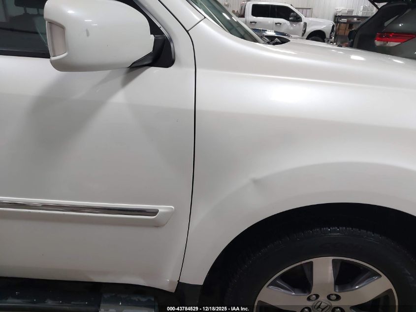 2012 Honda Pilot Touring VIN: 5FNYF4H91CB045319 Lot: 43784529