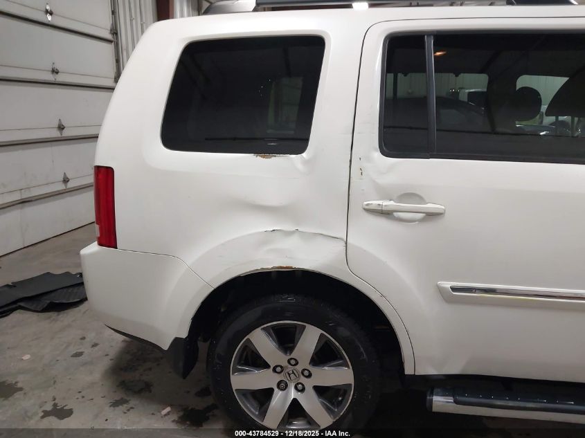 2012 Honda Pilot Touring VIN: 5FNYF4H91CB045319 Lot: 43784529