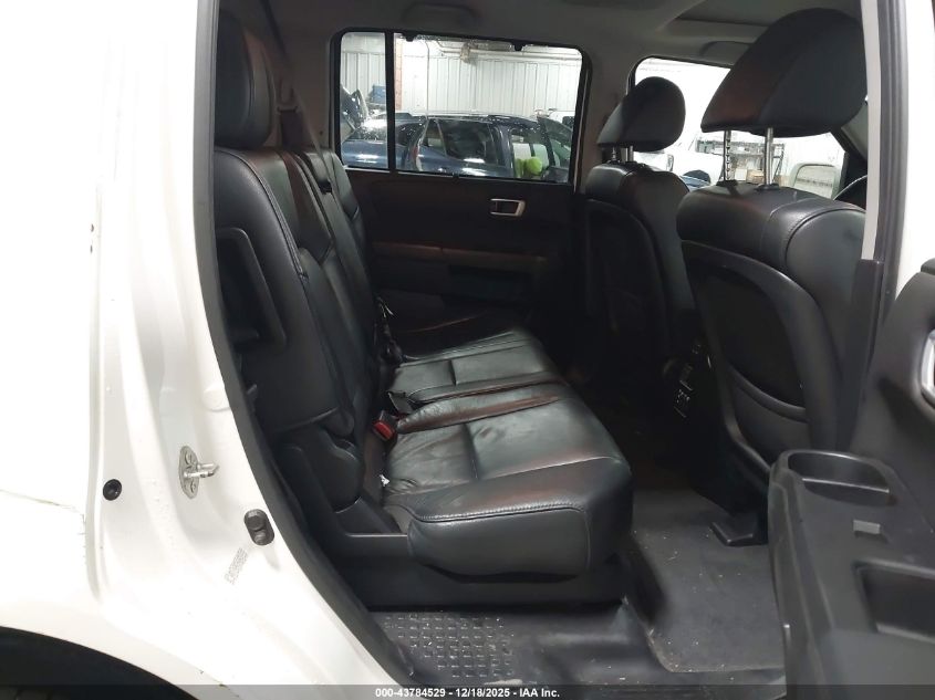 2012 Honda Pilot Touring VIN: 5FNYF4H91CB045319 Lot: 43784529