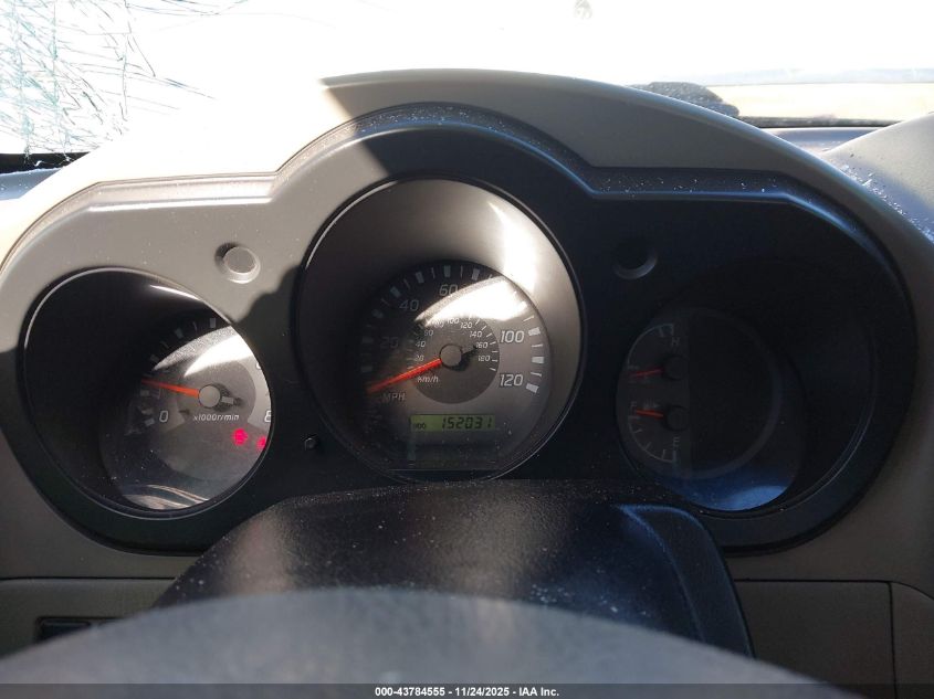 2002 Nissan Xterra Xe VIN: 5N1ED28Y22C547980 Lot: 43784555