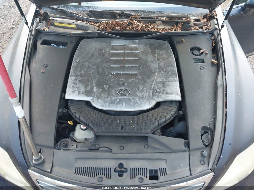 2008 Lexus Ls 460 VIN: JTHBL46F885079109 Lot: 43784563