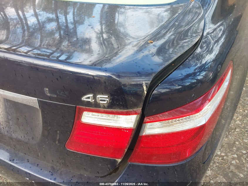 2008 Lexus Ls 460 VIN: JTHBL46F885079109 Lot: 43784563