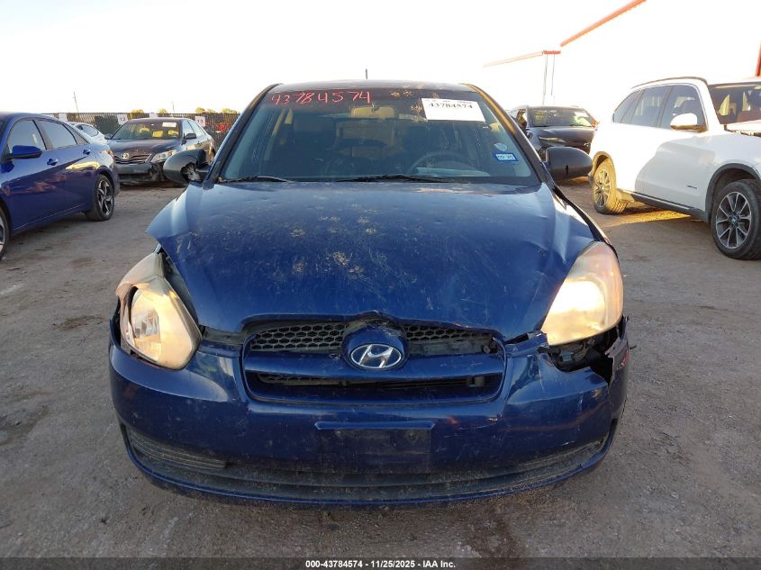 2008 Hyundai Accent Gs VIN: KMHCM36CX8U104404 Lot: 43784574