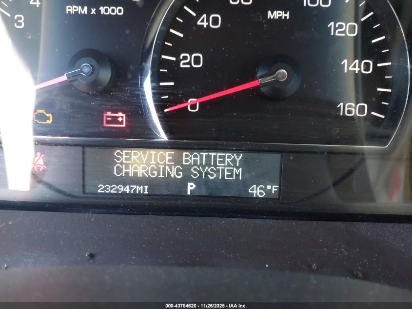 2009 Cadillac Srx V6 VIN: 1GYEE437490100987 Lot: 43784620