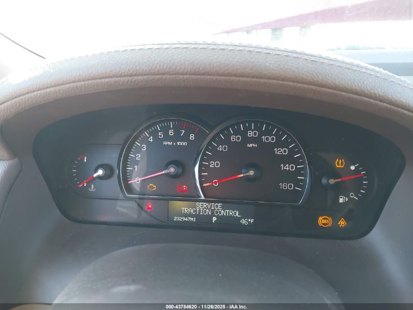 2009 Cadillac Srx V6 VIN: 1GYEE437490100987 Lot: 43784620