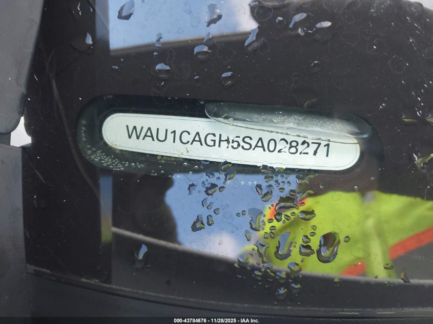 2025 Audi A6 E-Tron Premium VIN: WAU1CAGH5SA028271 Lot: 43784676